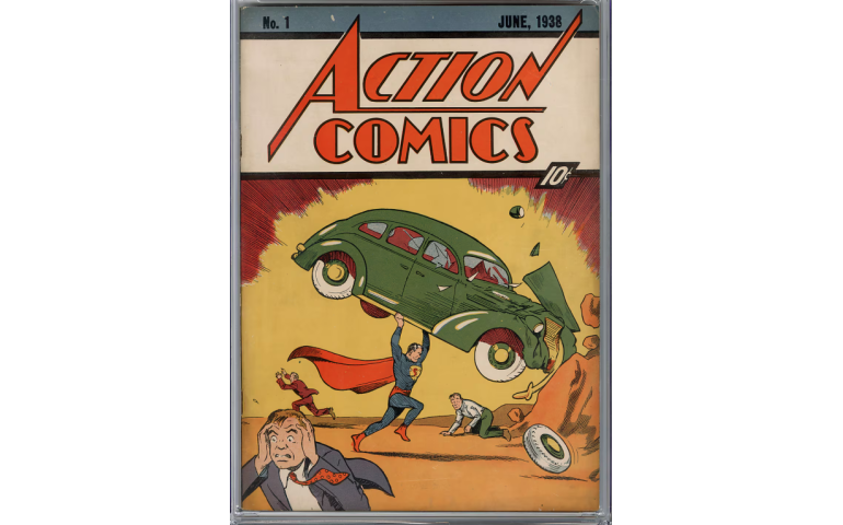 "Сүпермэн" комикс номын анхны хэвлэл 15 сая доллароор зарагдав